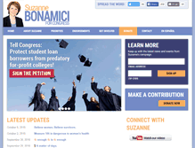Tablet Screenshot of bonamiciforcongress.com